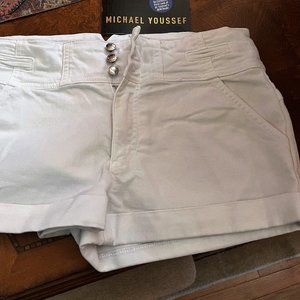 Bebe Shorts cream/bone SZ 30